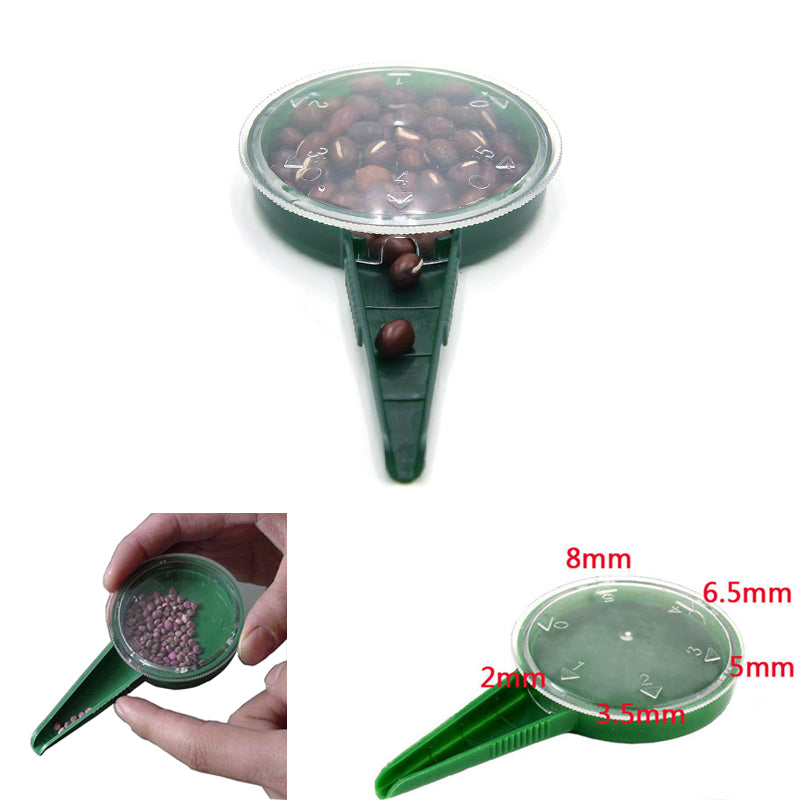 5 In 1 Adjustable Size Seeder Dial Adjustable Seed Dispenser Sower